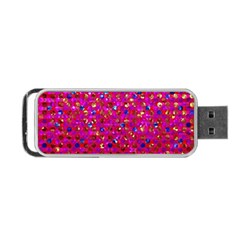 Polka Dot Sparkley Jewels 1 Portable USB Flash (Two Sides) from ArtsNow.com Back