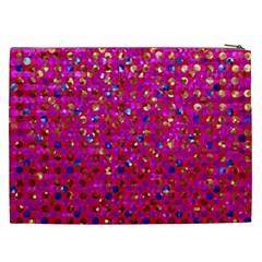 Polka Dot Sparkley Jewels 1 Cosmetic Bag (XXL)  from ArtsNow.com Back