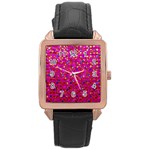 Polka Dot Sparkley Jewels 1 Rose Gold Watches