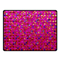 Polka Dot Sparkley Jewels 1 Double Sided Fleece Blanket (Small)  from ArtsNow.com 45 x34  Blanket Front