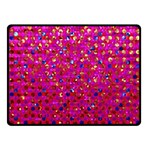 Polka Dot Sparkley Jewels 1 Double Sided Fleece Blanket (Small) 