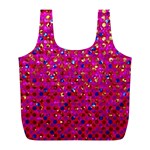 Polka Dot Sparkley Jewels 1 Full Print Recycle Bags (L) 