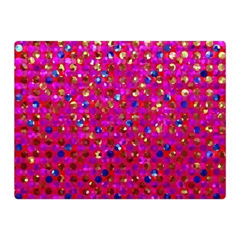 Polka Dot Sparkley Jewels 1 Double Sided Flano Blanket (Mini)  from ArtsNow.com 35 x27  Blanket Front