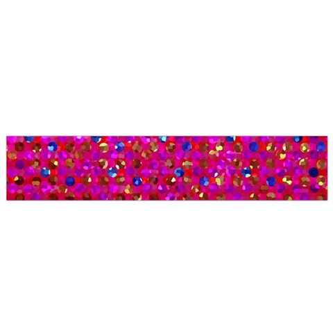 Polka Dot Sparkley Jewels 1 Flano Scarf (Small)  from ArtsNow.com Front