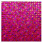 Polka Dot Sparkley Jewels 1 Large Satin Scarf (Square)