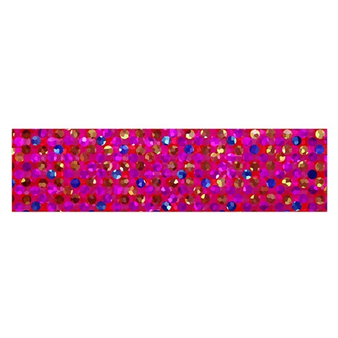 Polka Dot Sparkley Jewels 1 Satin Scarf (Oblong) from ArtsNow.com Front