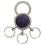 Polka Dot Sparkley Jewels 2 3-Ring Key Chains