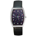 Polka Dot Sparkley Jewels 2 Barrel Metal Watches