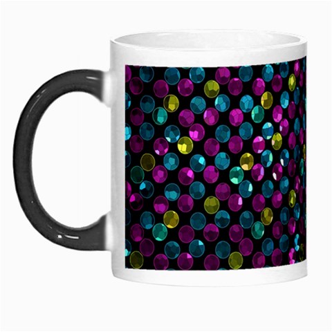 Polka Dot Sparkley Jewels 2 Morph Mugs from ArtsNow.com Left