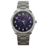 Polka Dot Sparkley Jewels 2 Sport Metal Watches