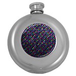 Polka Dot Sparkley Jewels 2 Round Hip Flask (5 oz)