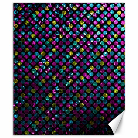 Polka Dot Sparkley Jewels 2 Canvas 8  x 10  from ArtsNow.com 8.15 x9.66  Canvas - 1