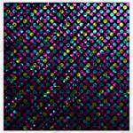 Polka Dot Sparkley Jewels 2 Canvas 12  x 12  