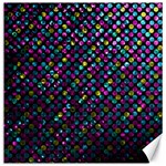 Polka Dot Sparkley Jewels 2 Canvas 16  x 16  