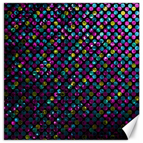 Polka Dot Sparkley Jewels 2 Canvas 20  x 20   from ArtsNow.com 19 x19.27  Canvas - 1