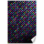 Polka Dot Sparkley Jewels 2 Canvas 24  x 36 