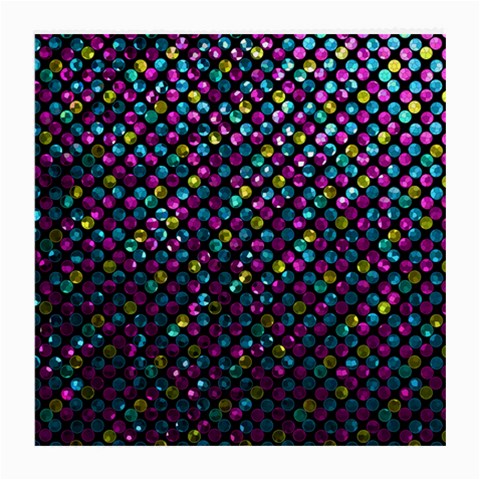 Polka Dot Sparkley Jewels 2 Medium Glasses Cloth from ArtsNow.com Front