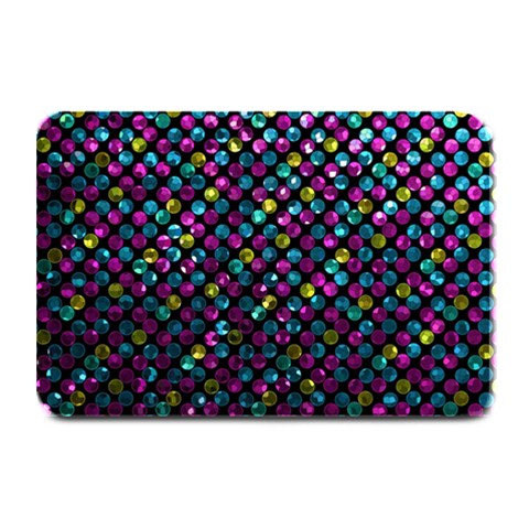Polka Dot Sparkley Jewels 2 Plate Mats from ArtsNow.com 18 x12  Plate Mat