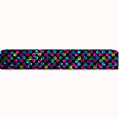 Polka Dot Sparkley Jewels 2 Small Bar Mats from ArtsNow.com 24 x4  Bar Mat