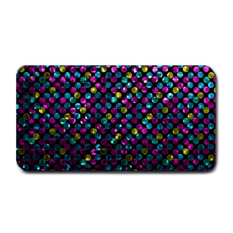 Polka Dot Sparkley Jewels 2 Medium Bar Mats from ArtsNow.com 16 x8.5  Bar Mat