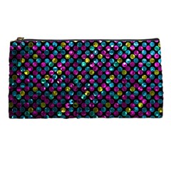Polka Dot Sparkley Jewels 2 Pencil Cases from ArtsNow.com Front
