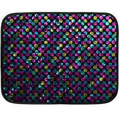 Polka Dot Sparkley Jewels 2 Double Sided Fleece Blanket (Mini)  from ArtsNow.com 35 x27  Blanket Front