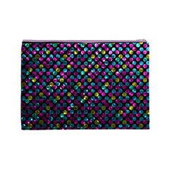 Polka Dot Sparkley Jewels 2 Cosmetic Bag (Large)  from ArtsNow.com Back