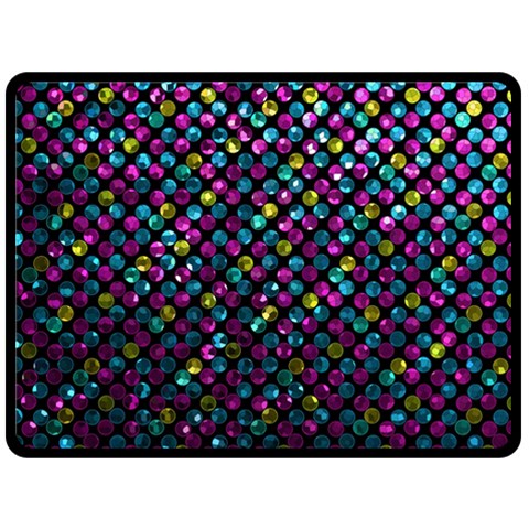 Polka Dot Sparkley Jewels 2 Fleece Blanket (Large)  from ArtsNow.com 80 x60  Blanket Front