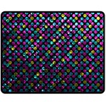 Polka Dot Sparkley Jewels 2 Fleece Blanket (Medium) 