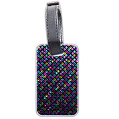 Polka Dot Sparkley Jewels 2 Luggage Tags (Two Sides) from ArtsNow.com Back