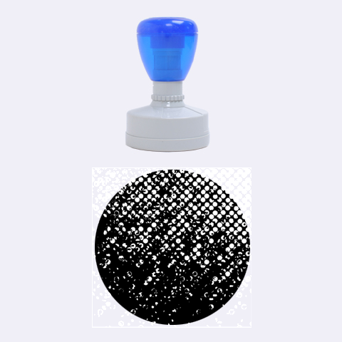 Polka Dot Sparkley Jewels 2 Rubber Round Stamps (Medium) from ArtsNow.com 1.5 x1.5  Stamp