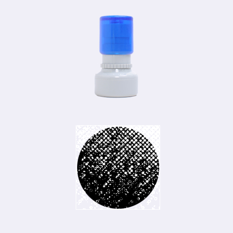 Polka Dot Sparkley Jewels 2 Rubber Round Stamps (Small) from ArtsNow.com 1.12 x1.12  Stamp