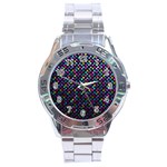 Polka Dot Sparkley Jewels 2 Stainless Steel Men s Watch