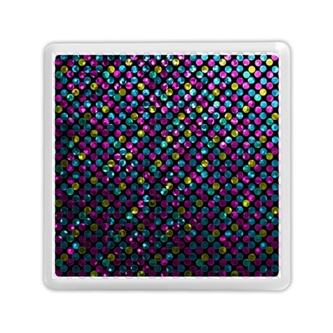 Polka Dot Sparkley Jewels 2 Memory Card Reader (Square)  from ArtsNow.com Front