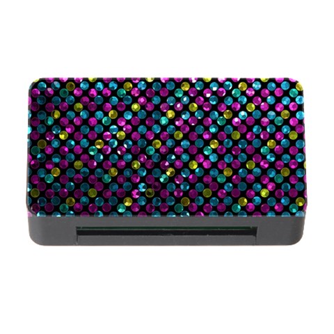 Polka Dot Sparkley Jewels 2 Memory Card Reader with CF from ArtsNow.com Front