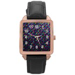 Polka Dot Sparkley Jewels 2 Rose Gold Watches