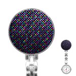 Polka Dot Sparkley Jewels 2 Stainless Steel Nurses Watches