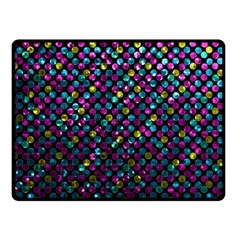 Polka Dot Sparkley Jewels 2 Double Sided Fleece Blanket (Small)  from ArtsNow.com 45 x34  Blanket Back