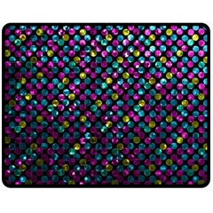 Polka Dot Sparkley Jewels 2 Double Sided Fleece Blanket (Medium)  from ArtsNow.com 58.8 x47.4  Blanket Back