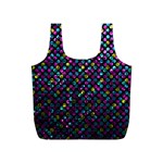 Polka Dot Sparkley Jewels 2 Full Print Recycle Bags (S) 