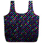 Polka Dot Sparkley Jewels 2 Full Print Recycle Bags (L) 