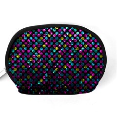 Polka Dot Sparkley Jewels 2 Accessory Pouches (Medium)  from ArtsNow.com Back