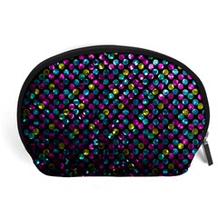 Polka Dot Sparkley Jewels 2 Accessory Pouches (Large)  from ArtsNow.com Front