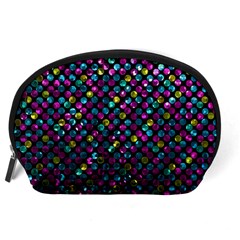 Polka Dot Sparkley Jewels 2 Accessory Pouches (Large)  from ArtsNow.com Back