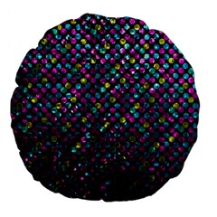 Polka Dot Sparkley Jewels 2 Large 18  Premium Flano Round Cushions from ArtsNow.com Back