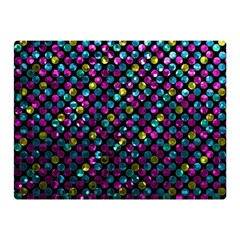 Polka Dot Sparkley Jewels 2 Double Sided Flano Blanket (Mini)  from ArtsNow.com 35 x27  Blanket Back