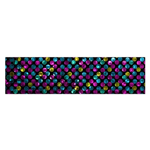 Polka Dot Sparkley Jewels 2 Satin Scarf (Oblong) from ArtsNow.com Front