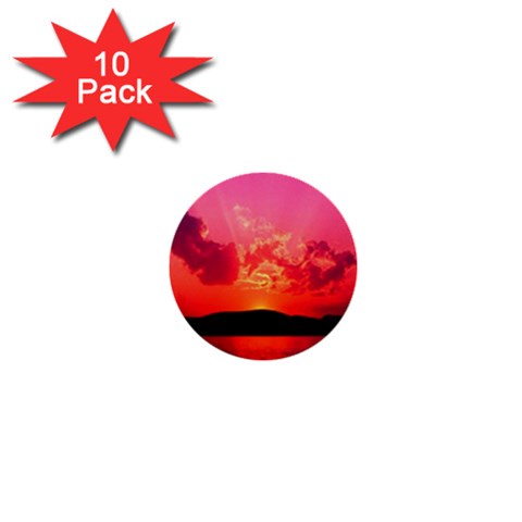 Sunset 1  Mini Button (10 pack)  from ArtsNow.com Front