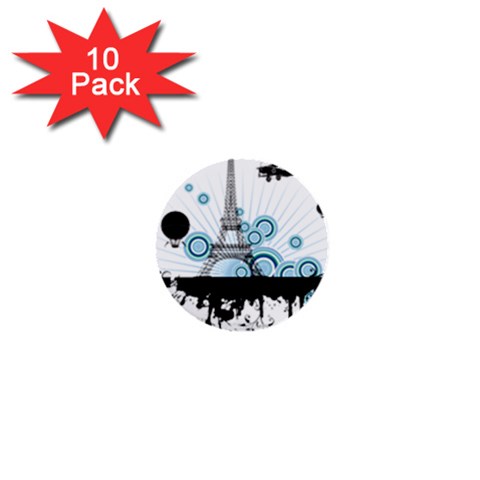 pair 1  Mini Button (10 pack)  from ArtsNow.com Front