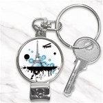 pair Nail Clippers Key Chain